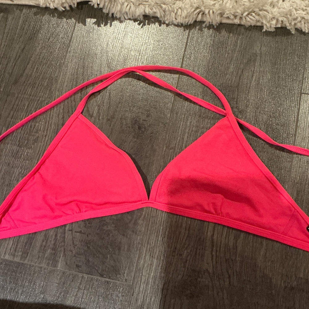 Pink tringle Jolyn bikini top